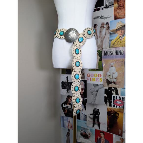 Vintage Faux Fur Western Belt - Picture 1 of 8